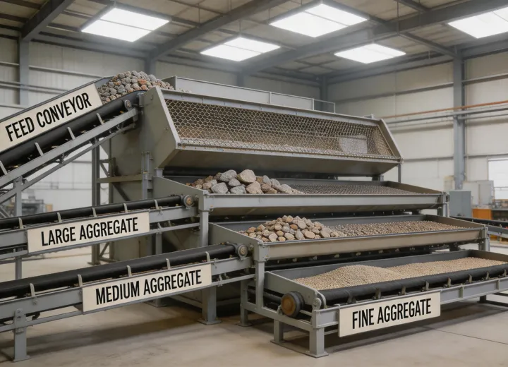 Vibrating screen